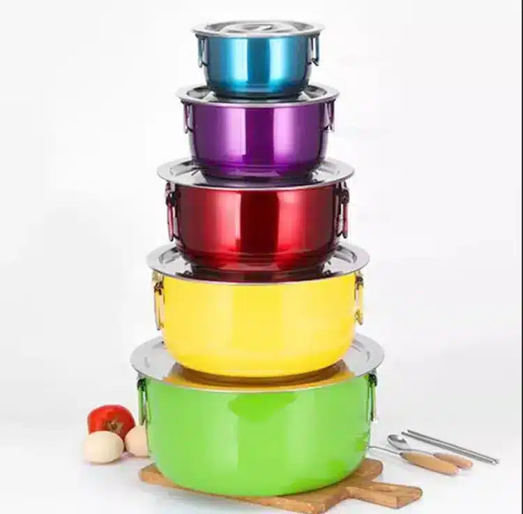 Alternative view of 5 In 1 Colorful Pan set