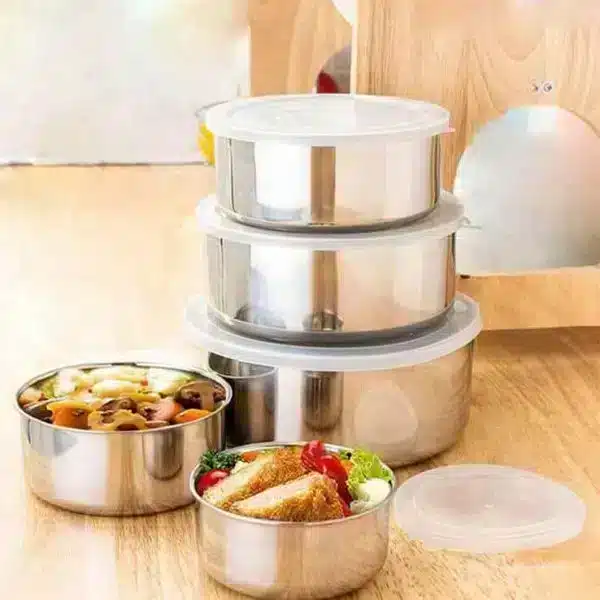 5 Piece Steel Bowl Set