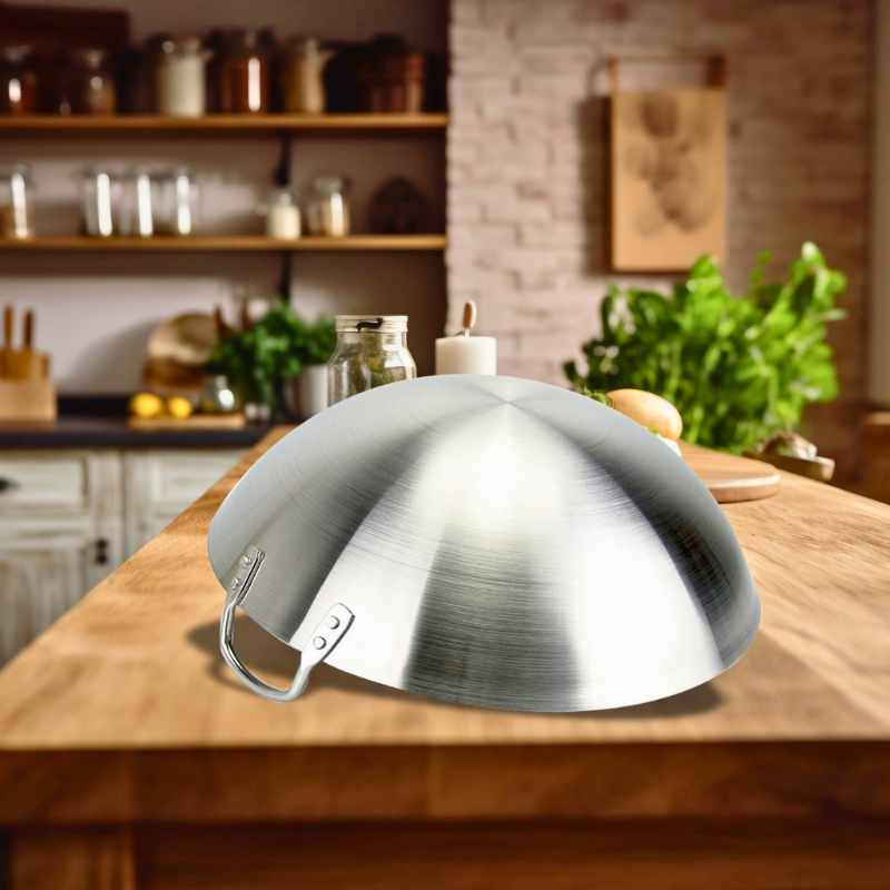 Alternative view of 30 cm Japani SS Steel Cooking Pan