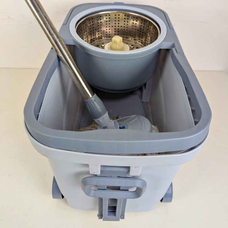 Alternative view of Spin mop with 4 wheel 15 litter mop-001