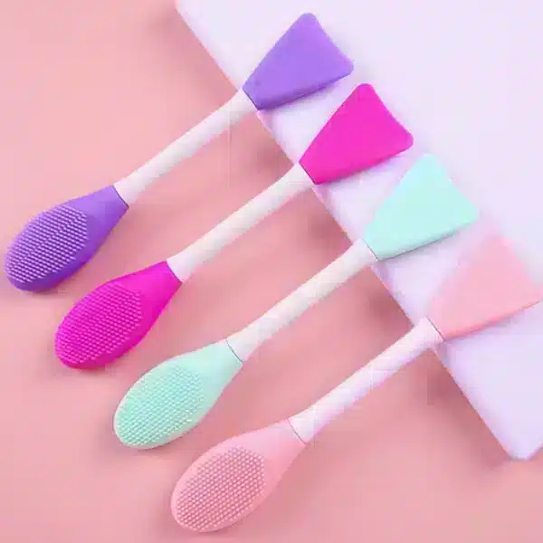 Double Side Silicone Facial Mask Brush