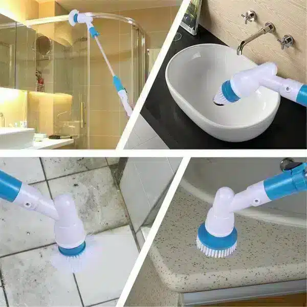 Spin Cleaning Scrubber