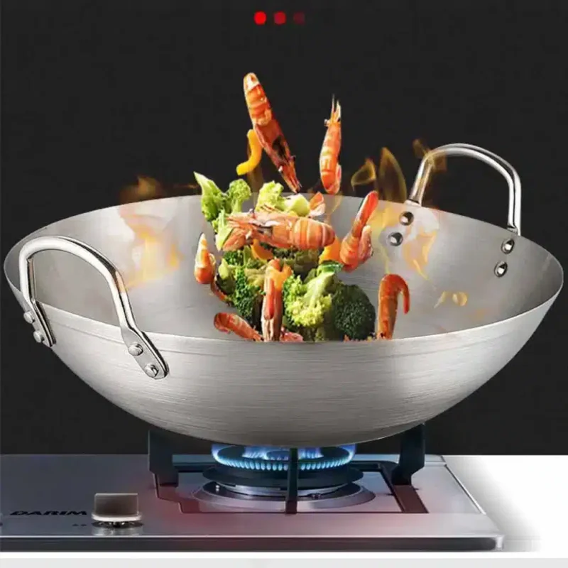 Premium Japani SS Stell Cooking pan 32cm