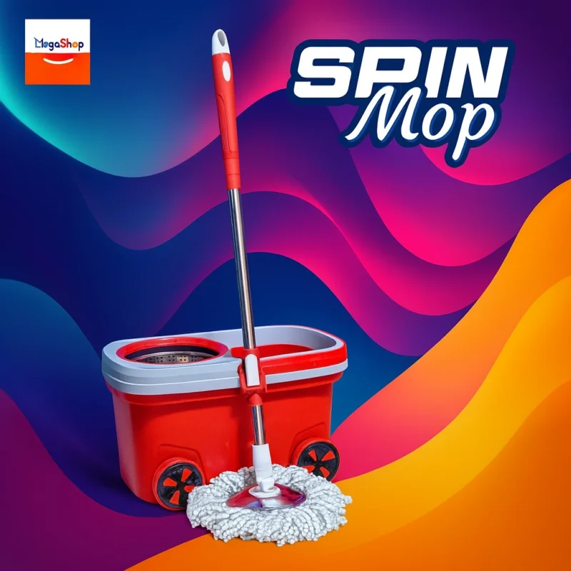 premium Spin Mop With Bucket - Image 8