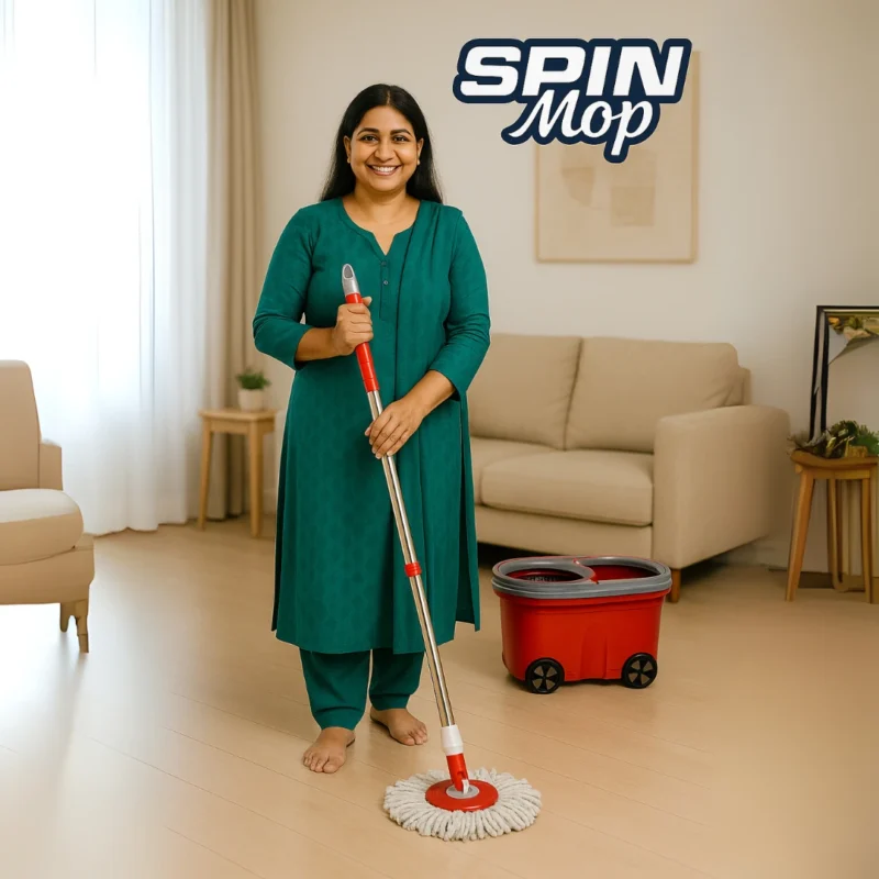 premium Spin Mop With Bucket - Image 2