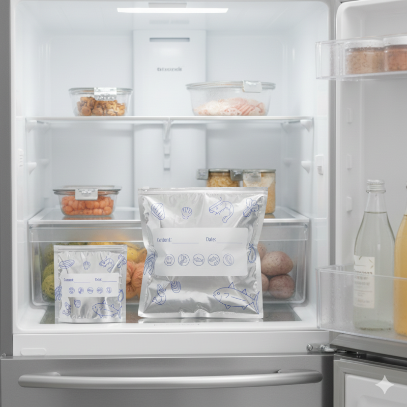 10-Pack Premium Aluminum Foil Bags for Food Storage