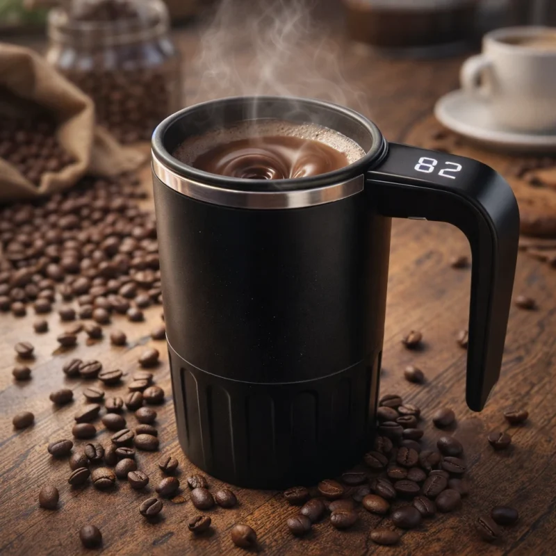 Premium USB Rechargeable Automatic Self Mixing Coffee Mug