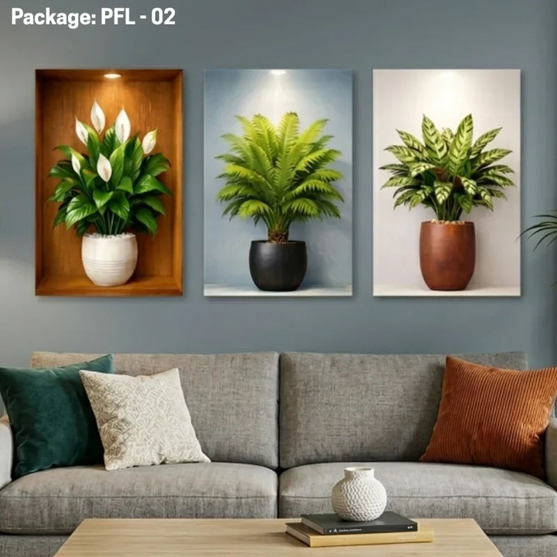 3D Wall Sticker Super Premium (Package: PFL - 02 )