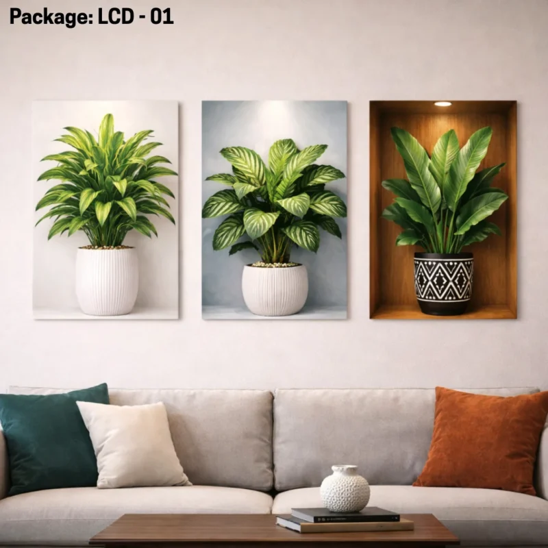 3D Wall Sticker Super Premium (Package: LCD - 01 )