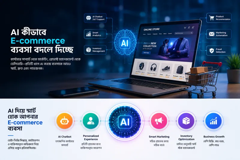 AI কীভাবে E-commerce ব্যবসা বদলে দিচ্ছে | ২০২৬ সালের সম্পূর্ণ গাইড