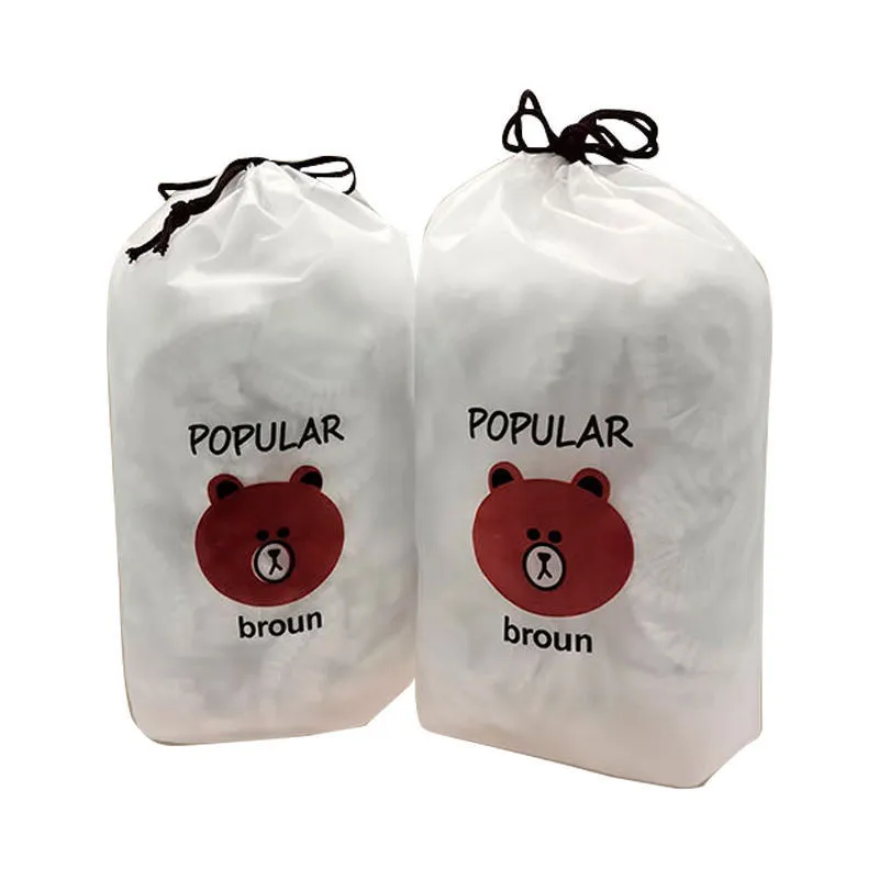 100PCS Premium Disposable Plastic Wrap for Food Preservation