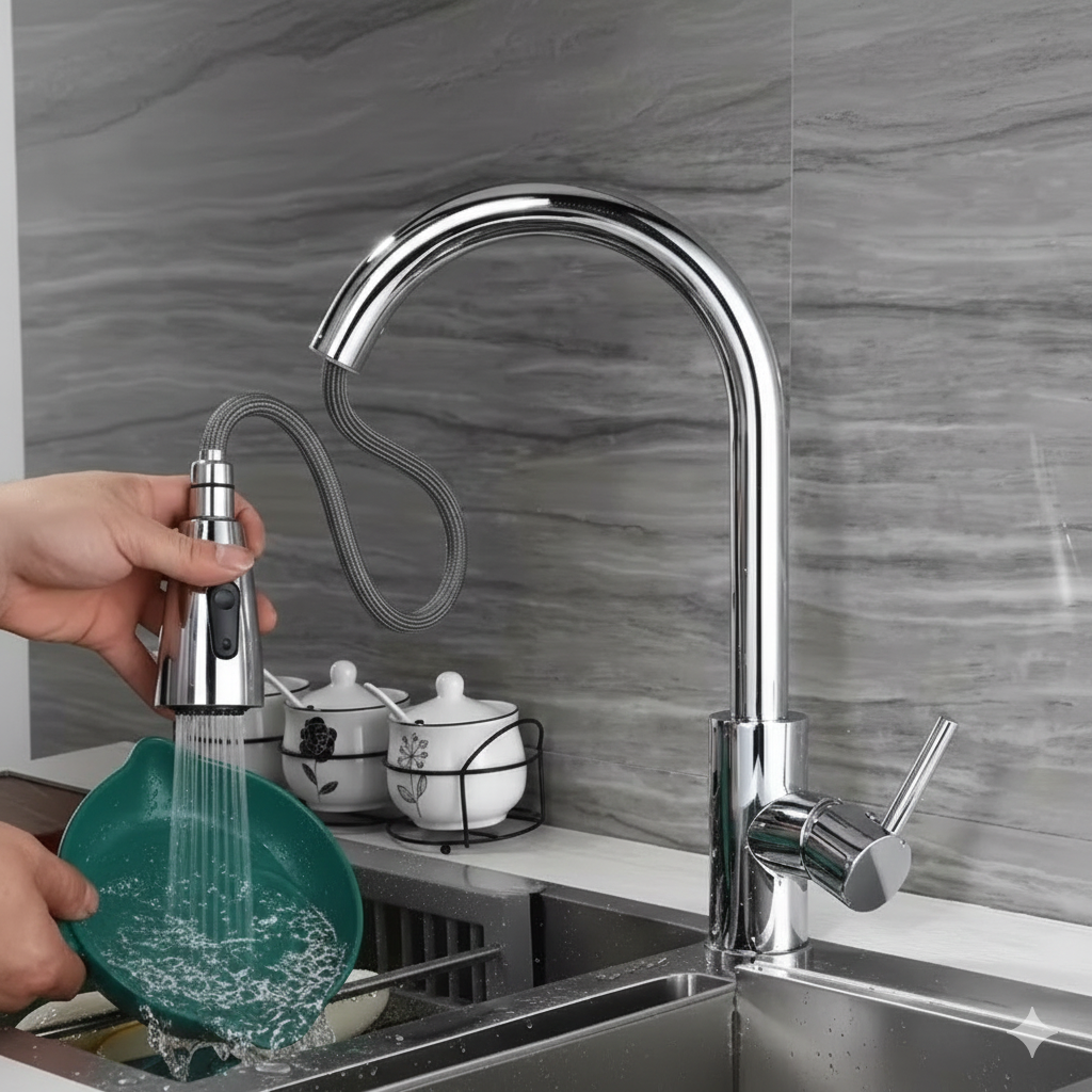 Ultimate Kitchen Faucet with Pull-Down Sprayer