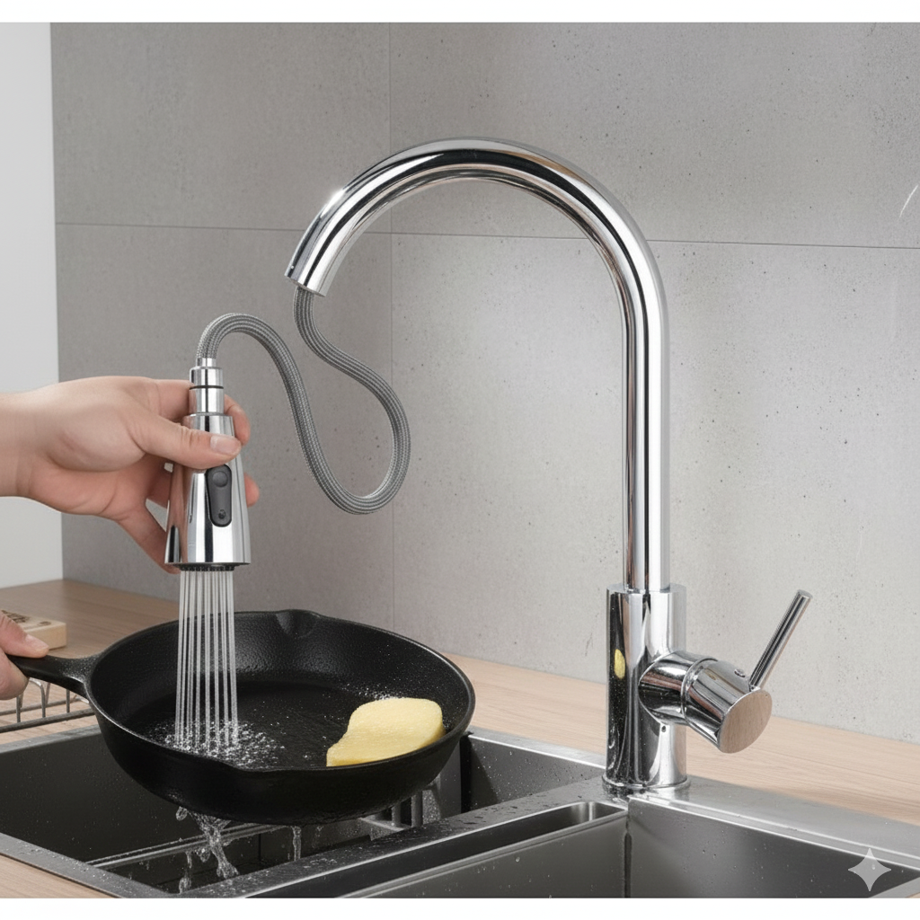 Ultimate Kitchen Faucet with Pull-Down Sprayer