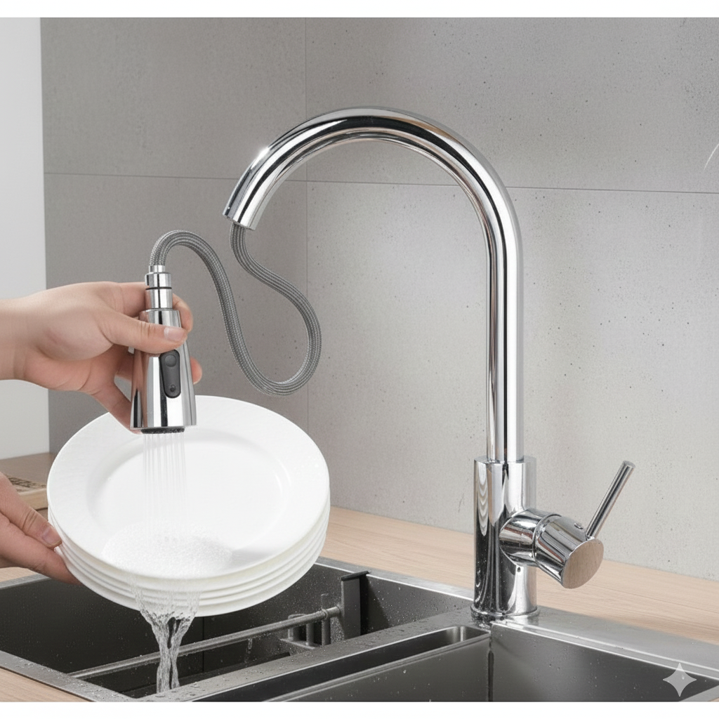 Ultimate Kitchen Faucet with Pull-Down Sprayer