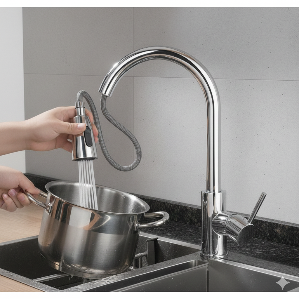 Ultimate Kitchen Faucet with Pull-Down Sprayer
