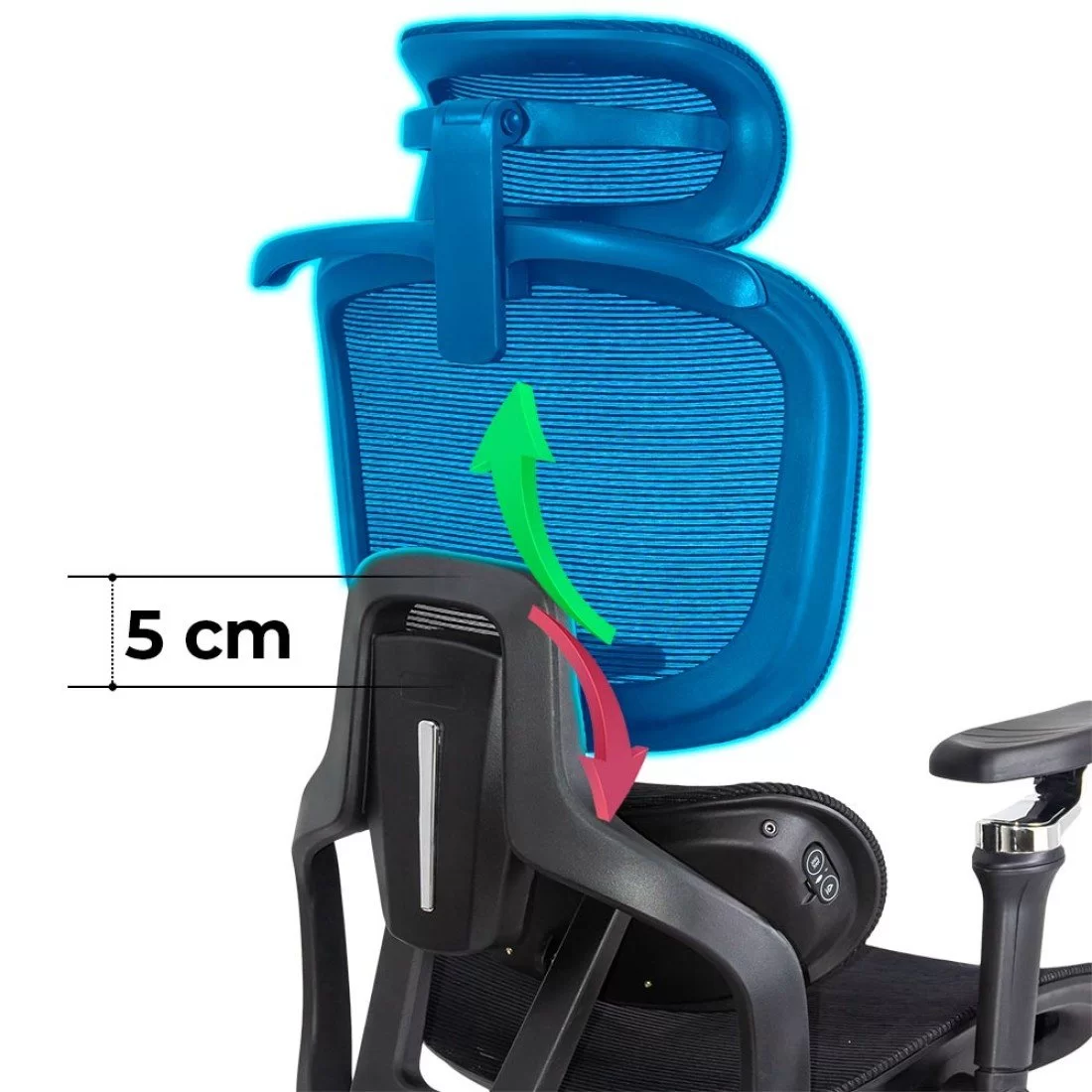 Top-Rated Ergonomic Mesh Chair 5-in-1 Comfort Edition – Premium Support & Smart Features