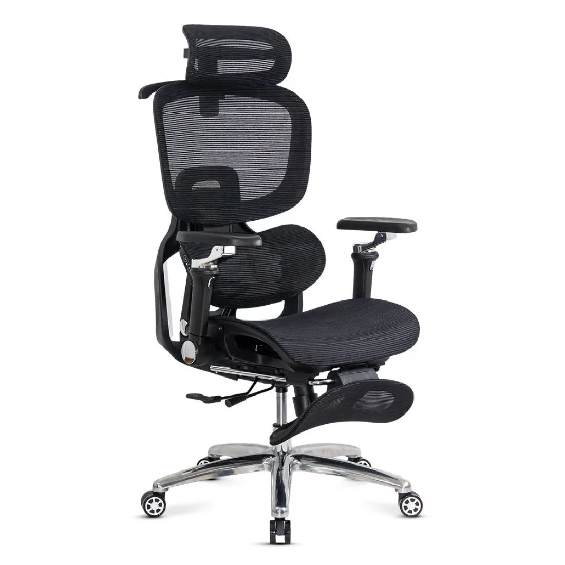 Top-Rated Ergonomic Mesh Chair 5-in-1 Comfort Edition – Premium Support & Smart Features