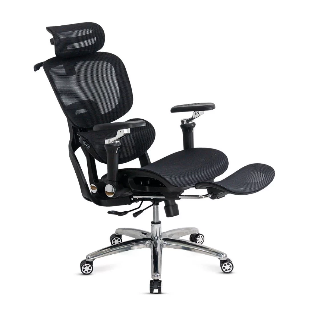 Top-Rated Ergonomic Mesh Chair 5-in-1 Comfort Edition – Premium Support & Smart Features