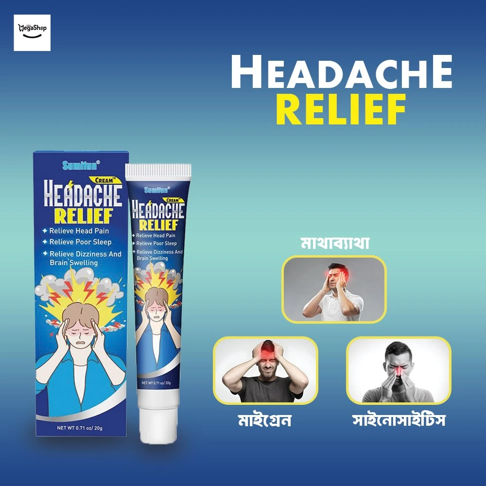 Premium Natural Headache Relief Cream