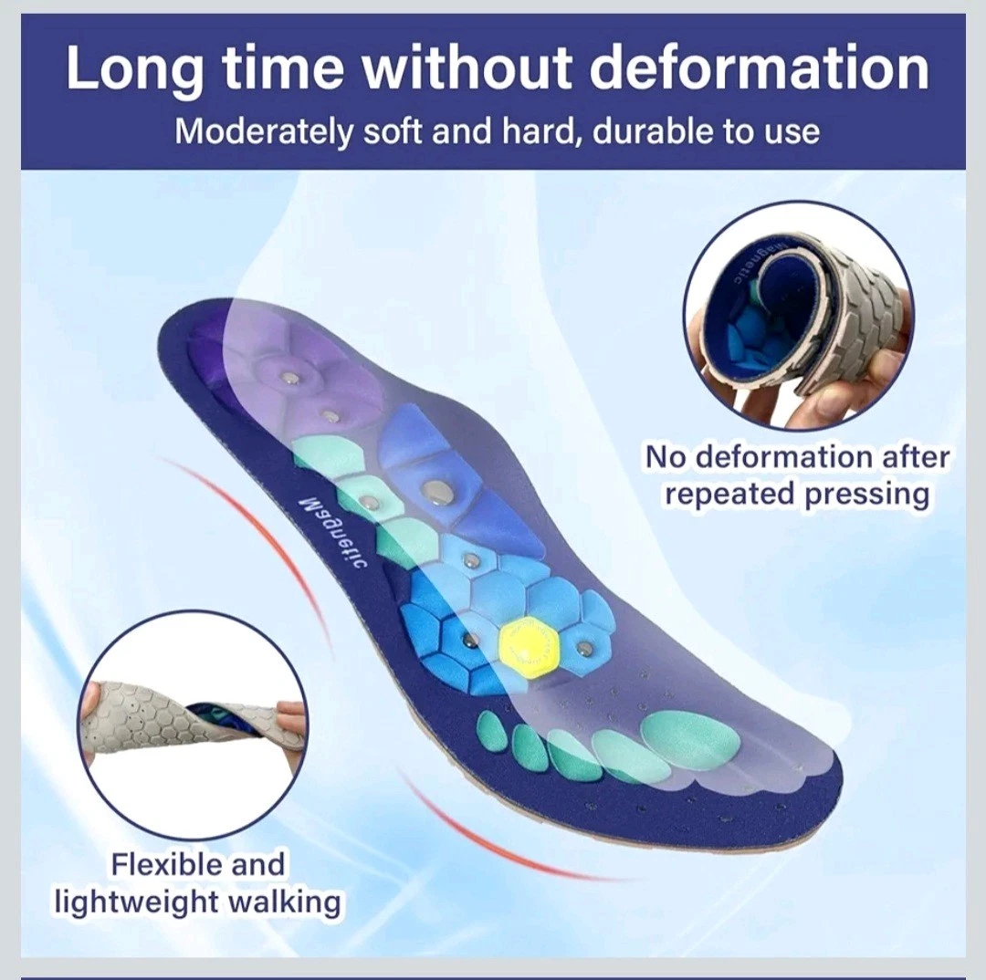 Super Magnetic Therapy Insoles 1 Pair