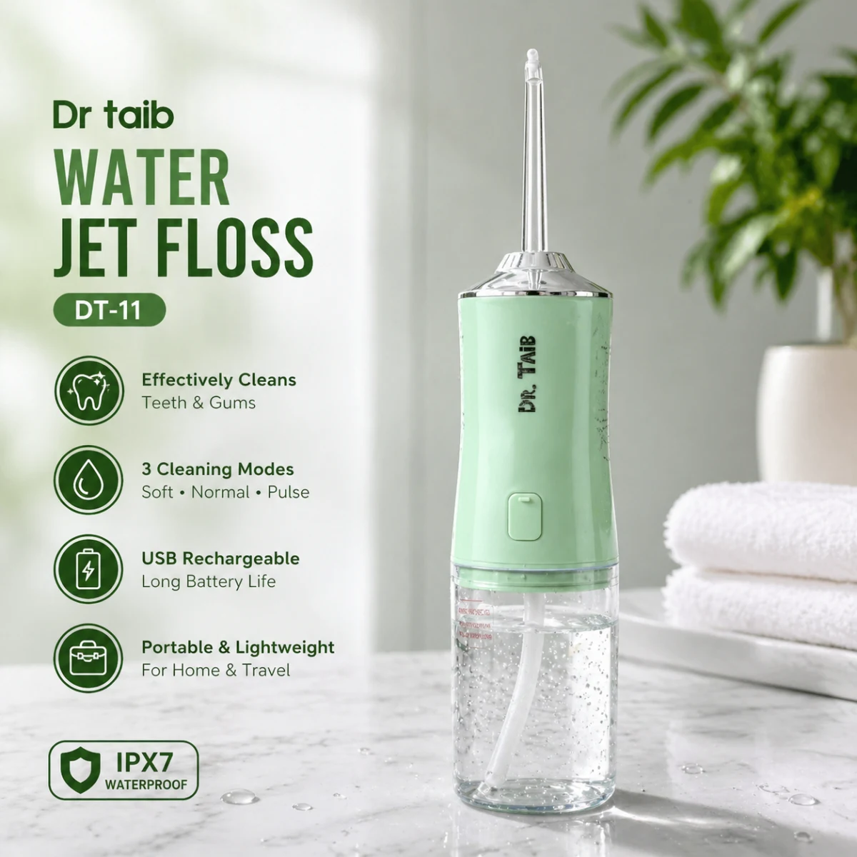 Dr taib Water jet floss DT-11