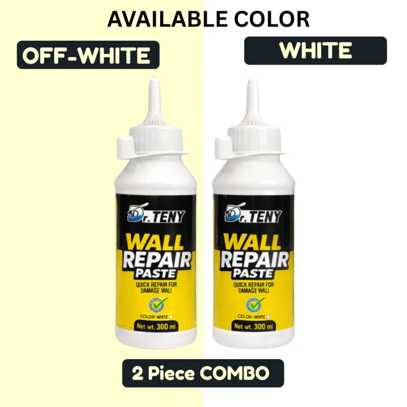 2 Piece Wall Repaire Paste (White & OFF-WHITE)