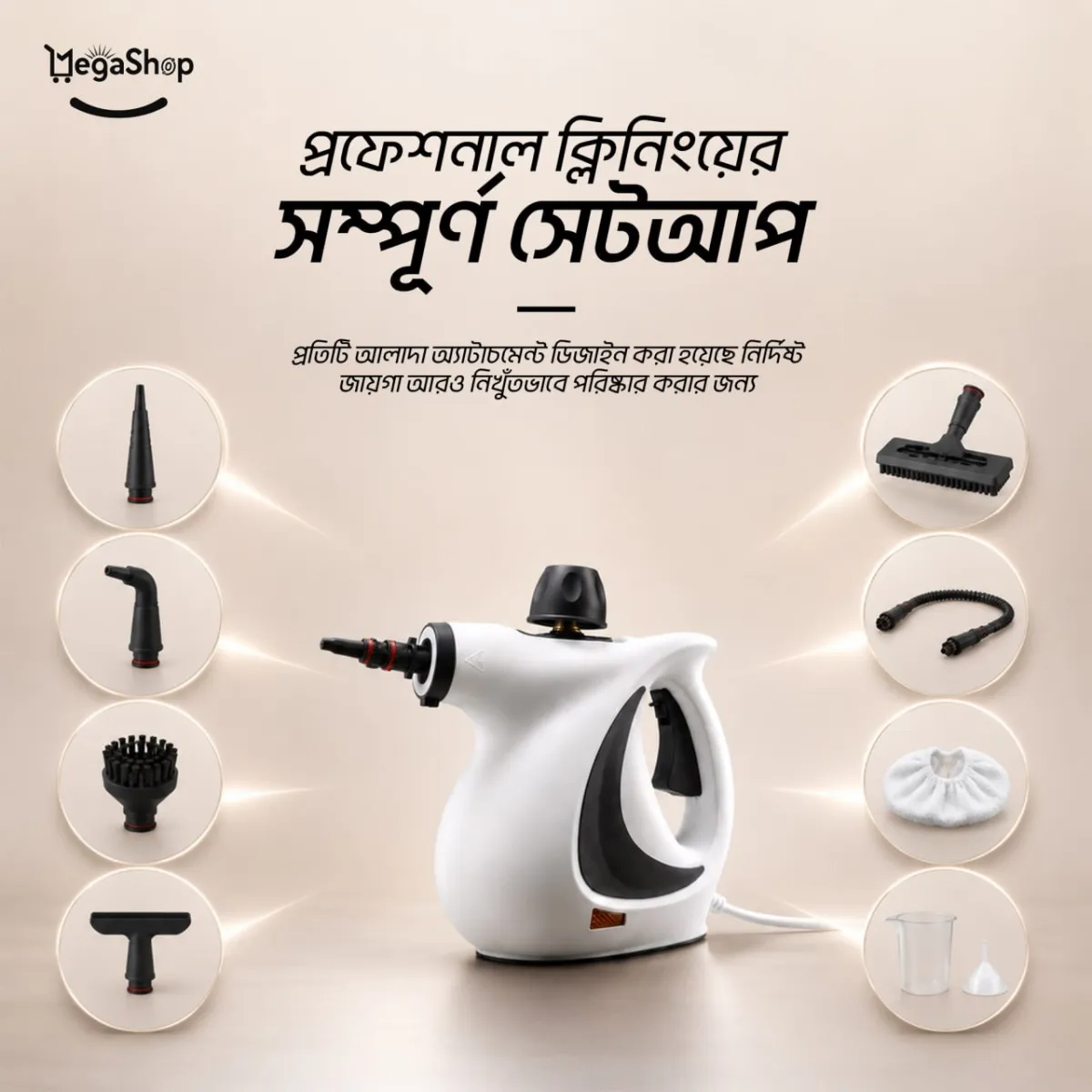 DR. TENY Handheld Steam Cleaner image 2