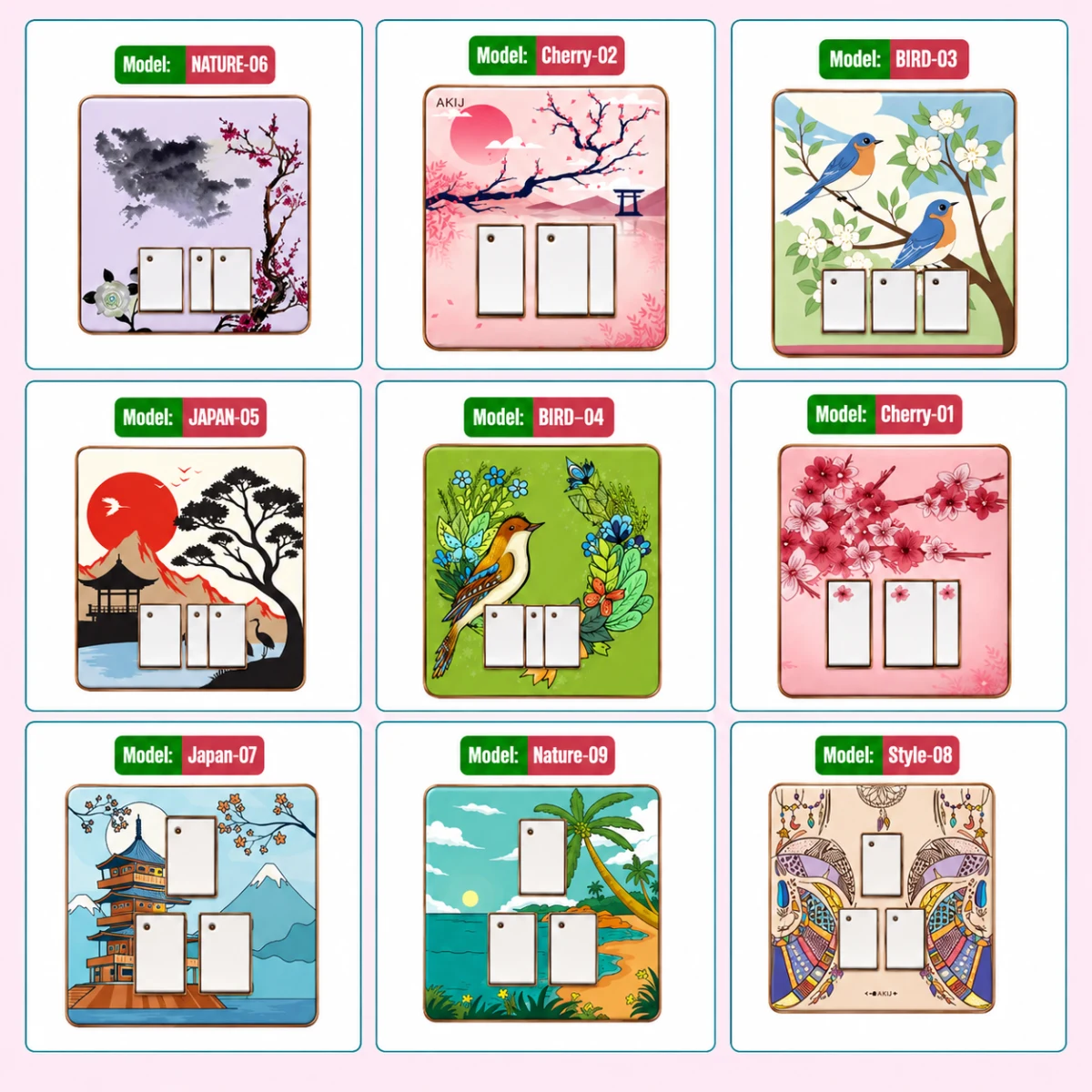 20 Piece Premium Switch Board Sticker image 3