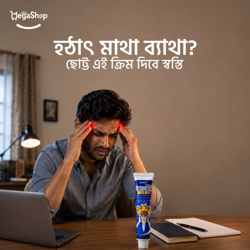 Premium Natural Headache Relief Cream