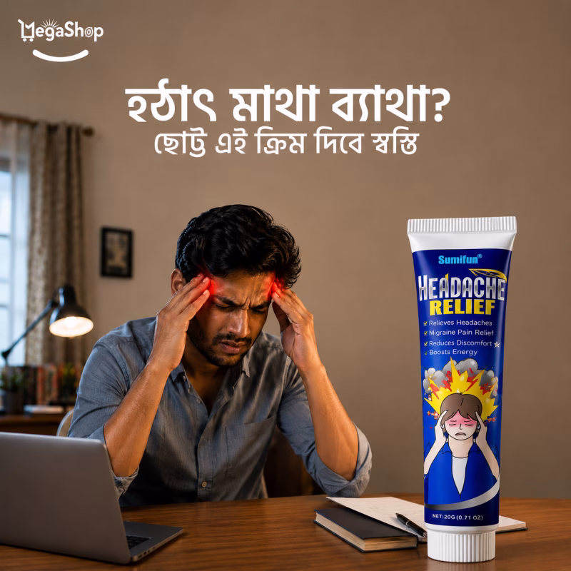 Premium Natural Headache Relief Cream