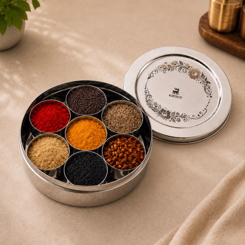 7 slot Round Karaca Jar Set