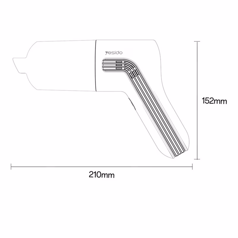 Yesido VC10 Cordless Handheld Vacuum Cleaner | 5000Pa Powerful Portable Vacuum for Car, Home & Office